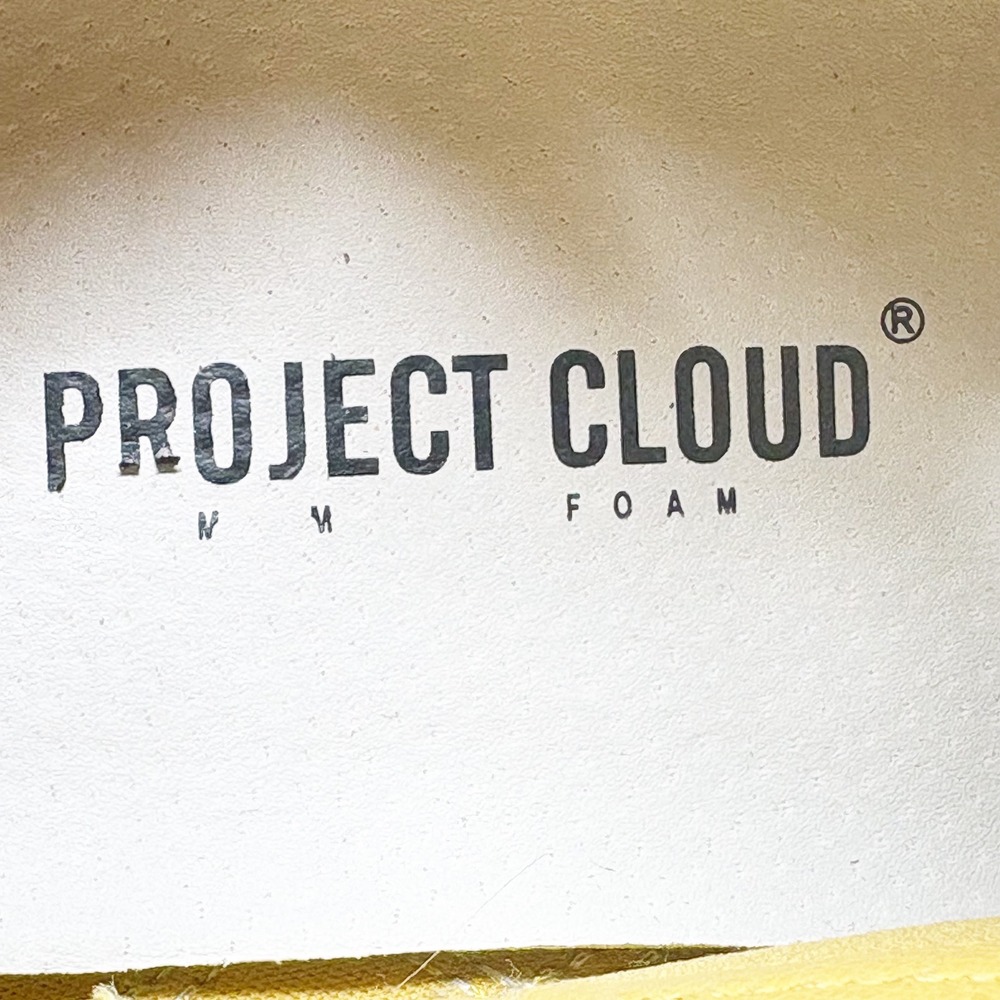 Project Cloud Yellow Suede Mary Jane Sneakers Womens 8.5 Memory Foam Gum Sole - Picture 13 of 14